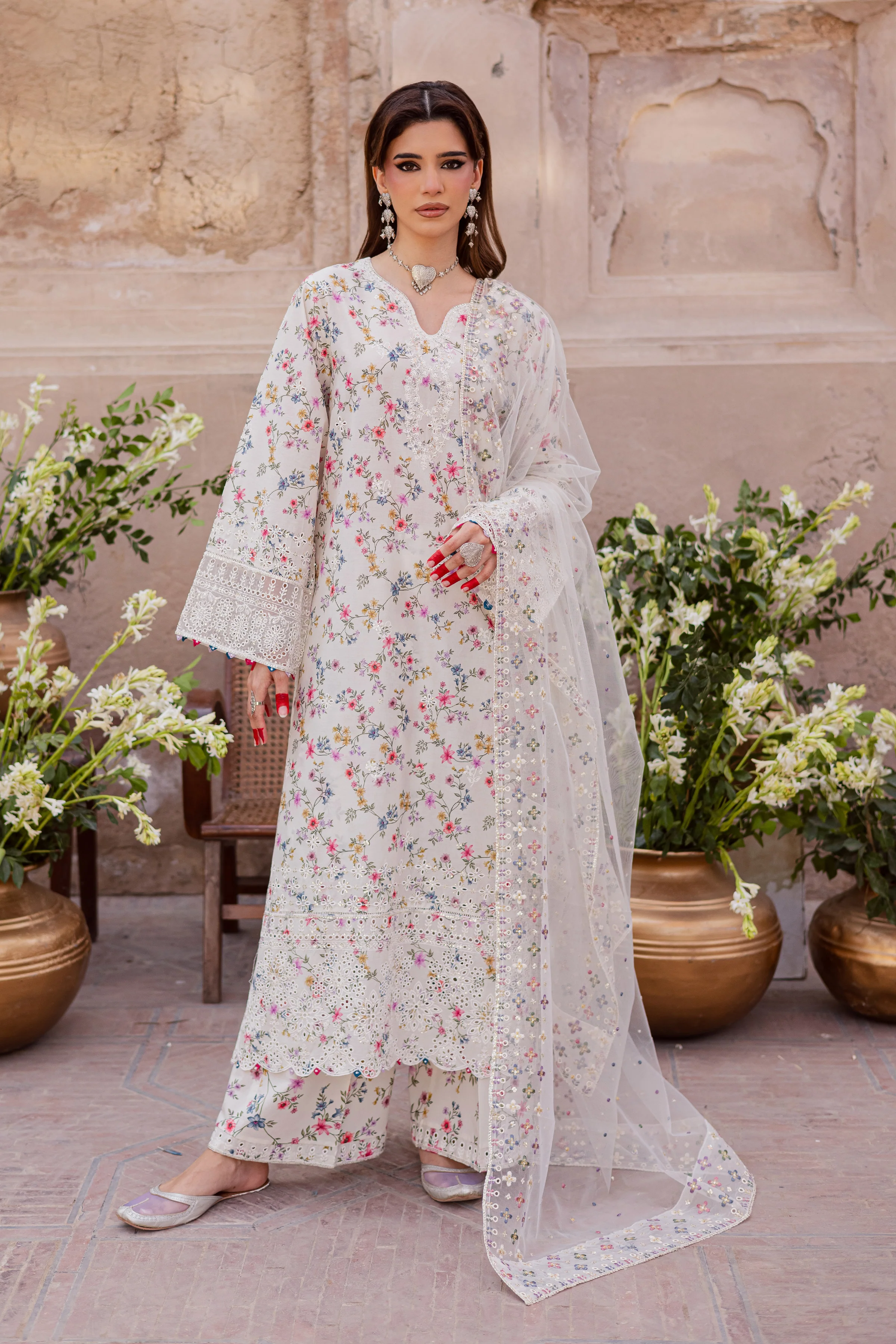 Wisteria 3Pc - Festive Eid Prints - Image 5