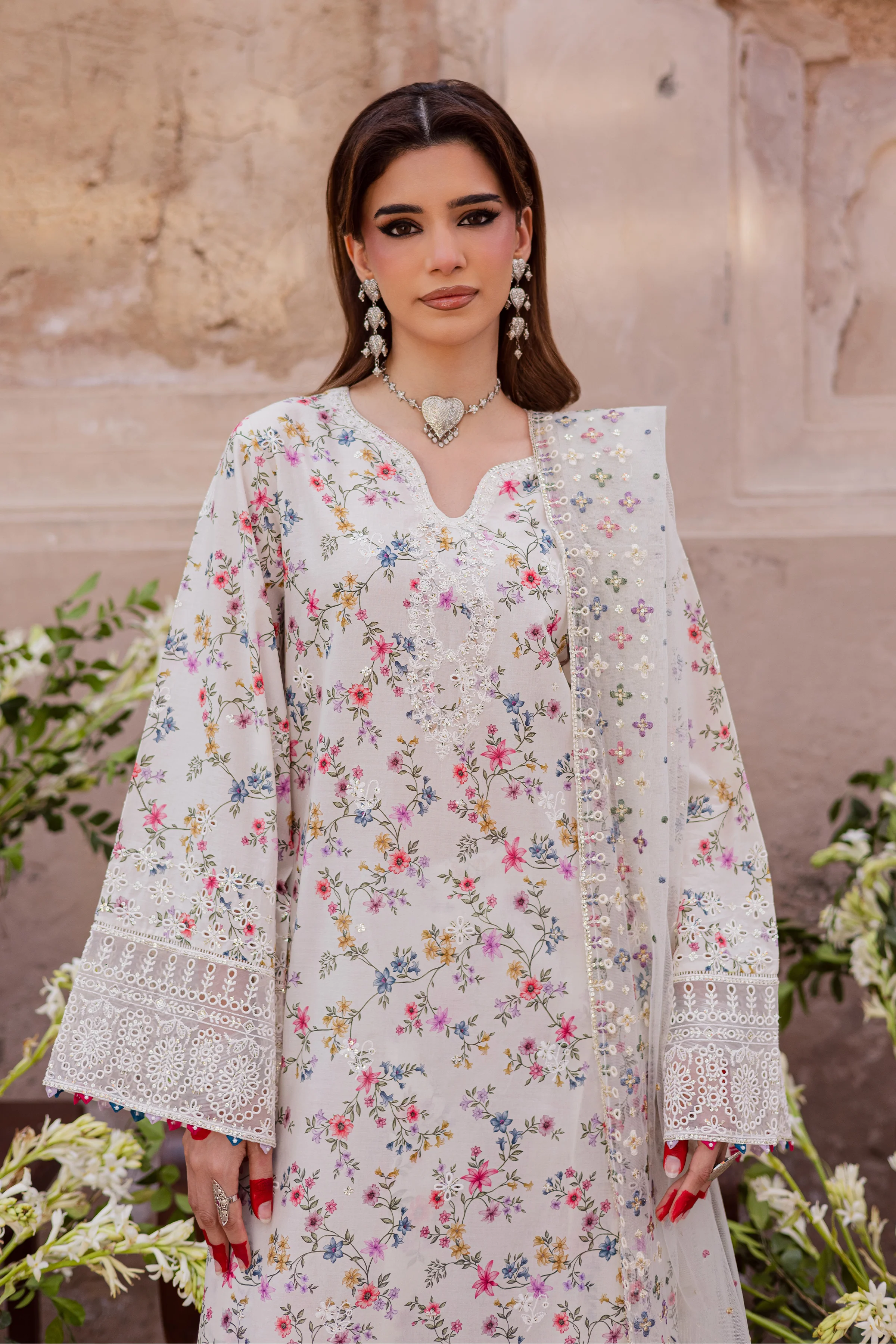 Wisteria 3Pc - Festive Eid Prints - Image 6