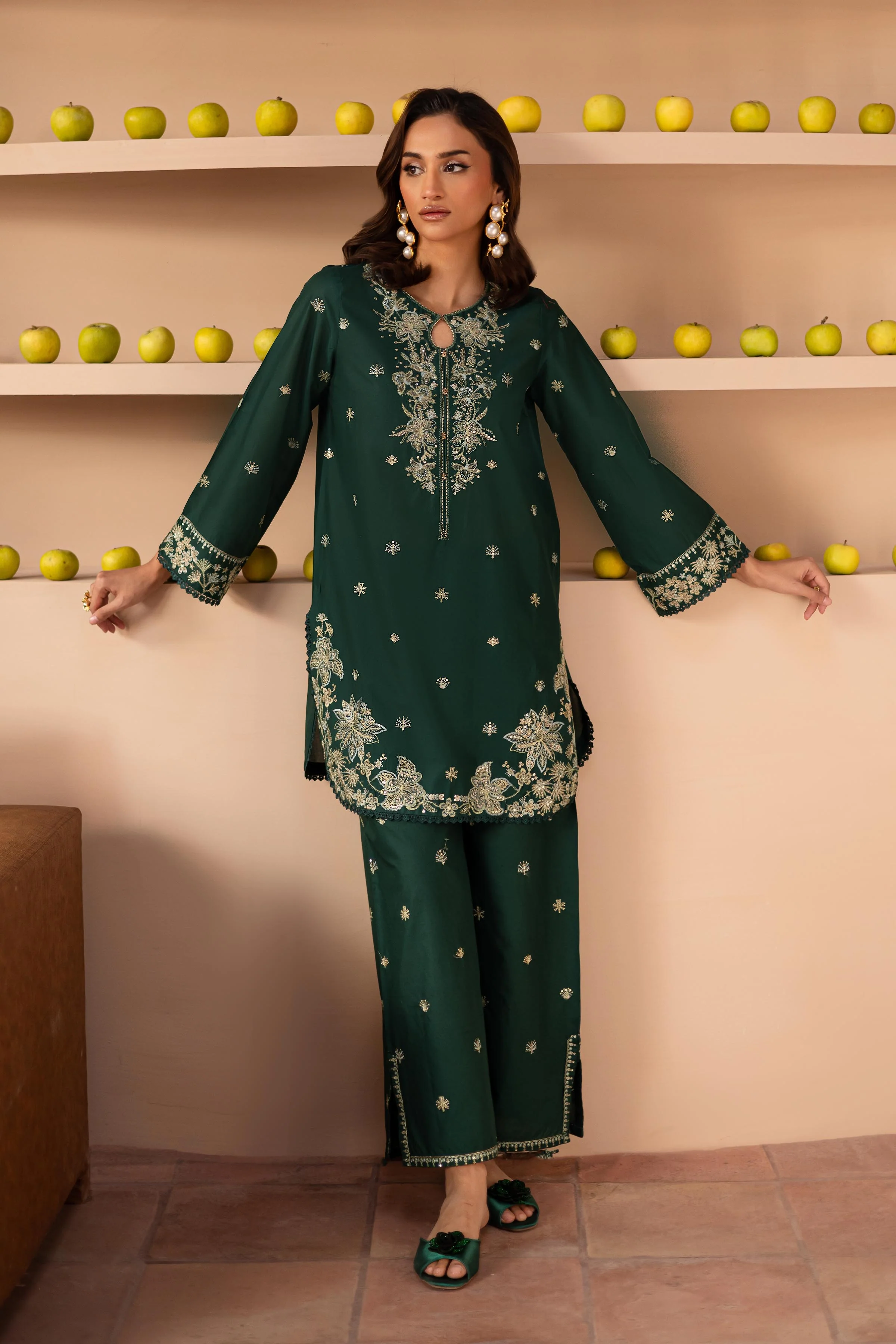 Yasha 2Pc - Embroidered Lawn Dress - Image 5