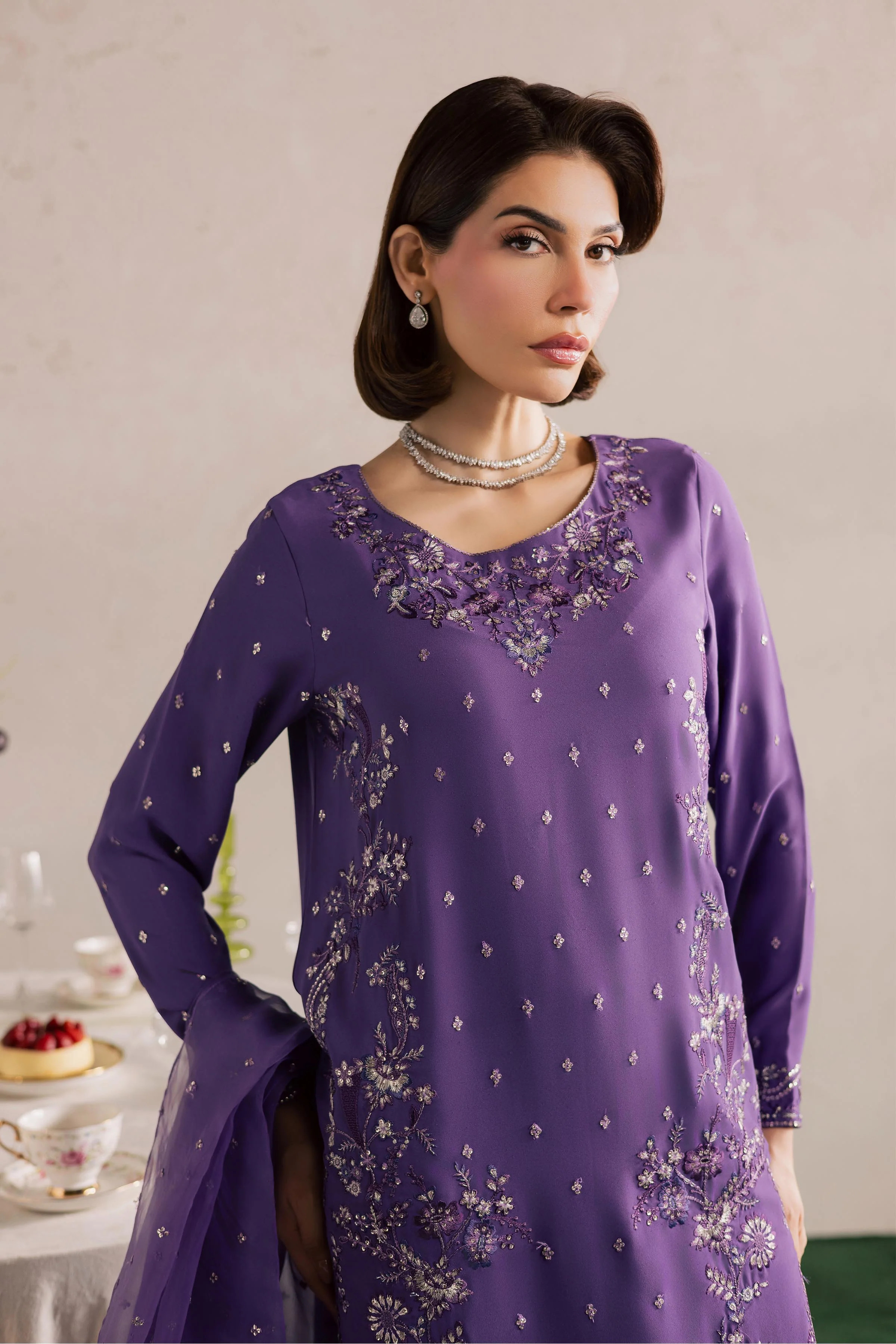Zareen 3Pc - Festive Luxury Formal - Image 7